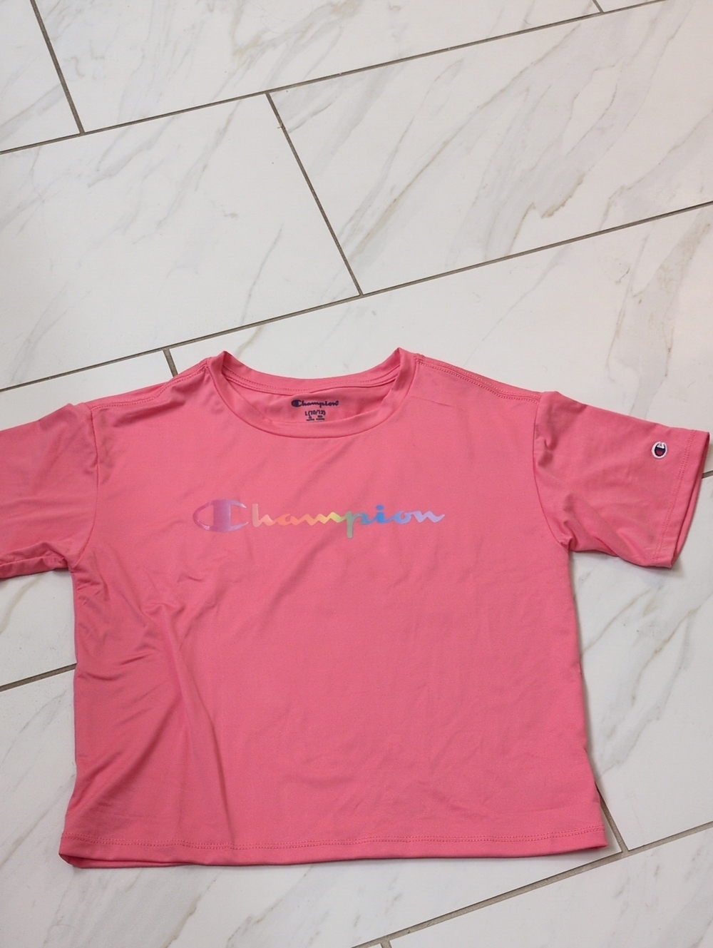 NWT Champion Pink Crop Top